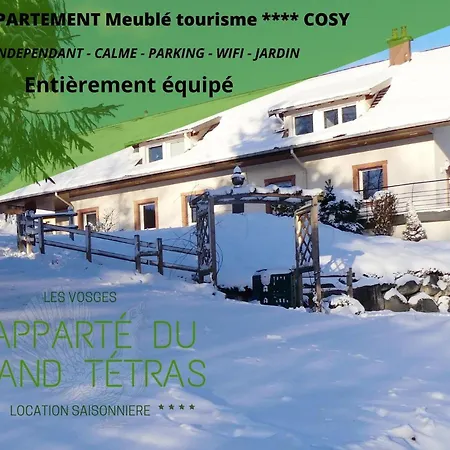 Appartement Cosy, Calme, Spacieux à 10mn De Gérardmer La Forge